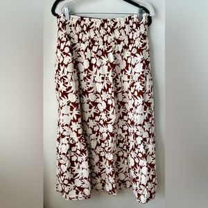 NWT Universal Thread Brown & Cream Skirt Size 1X